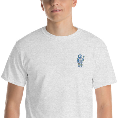 Robot embroidered Short Sleeve T-Shirt