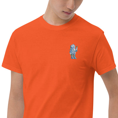 Robot embroidered Short Sleeve T-Shirt