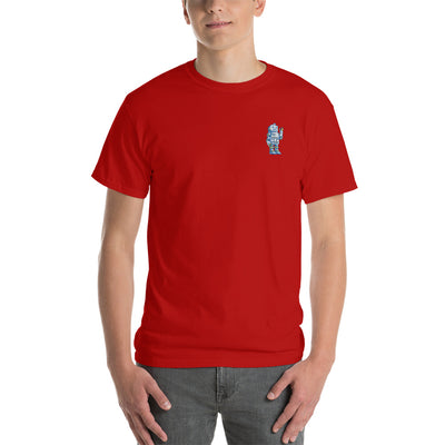 Robot embroidered Short Sleeve T-Shirt