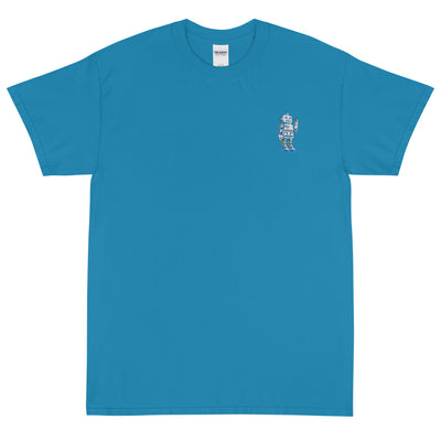 Robot embroidered Short Sleeve T-Shirt