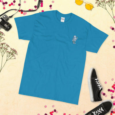 Robot embroidered Short Sleeve T-Shirt