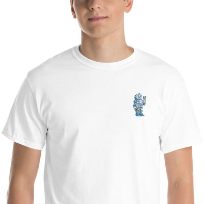 Robot embroidered Short Sleeve T-Shirt