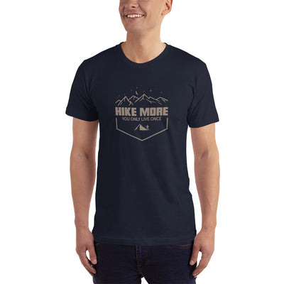 Mens "HIKE MORE" casual Short-Sleeve T-Shirt