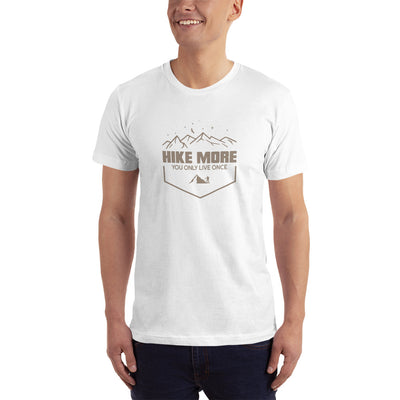 Mens "HIKE MORE" casual Short-Sleeve T-Shirt